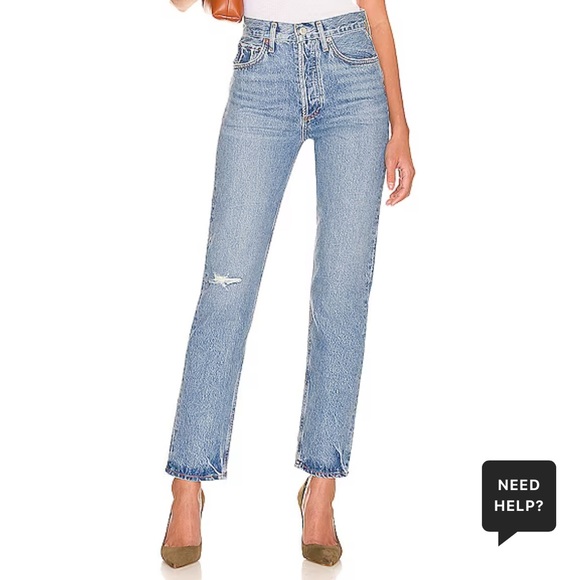 Agolde 90's Pinch Waist jeans in Abstract size 26 - Picture 1 of 6